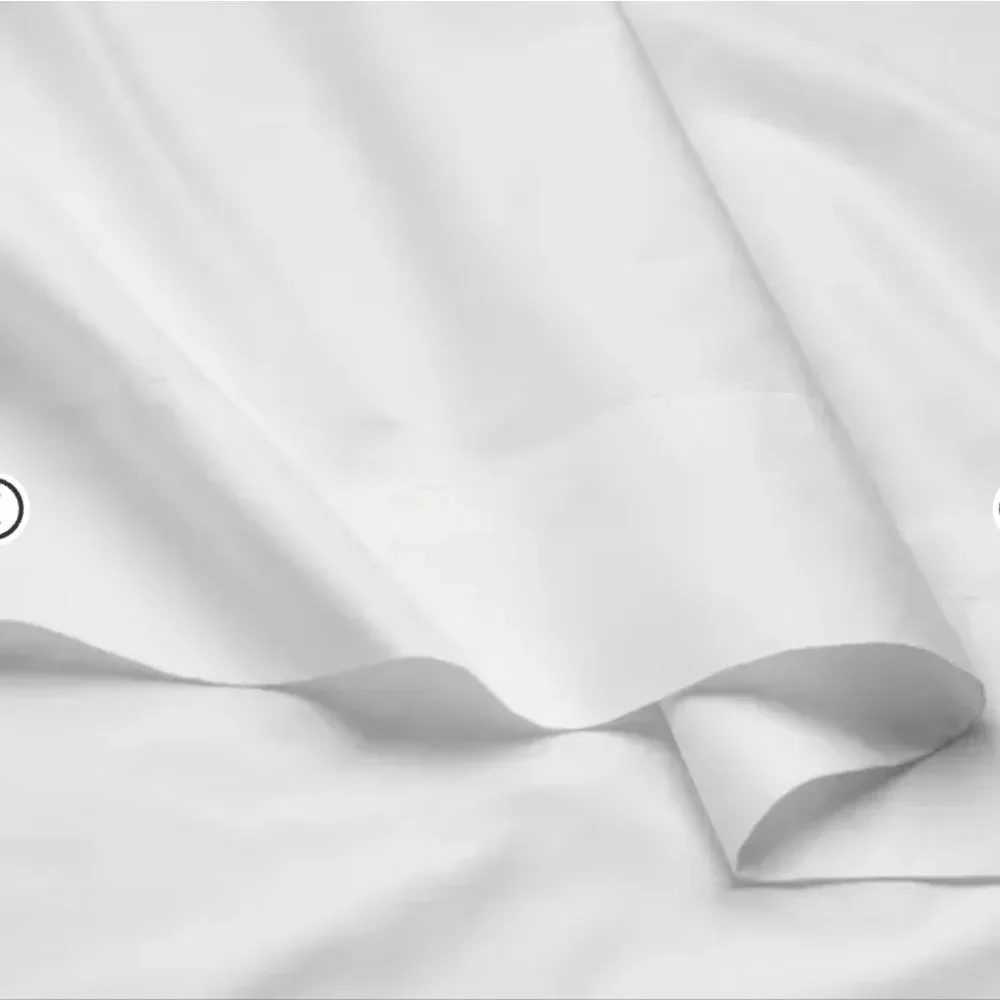 250 Thread Count Percale Sheet Set - Casaluna -White
